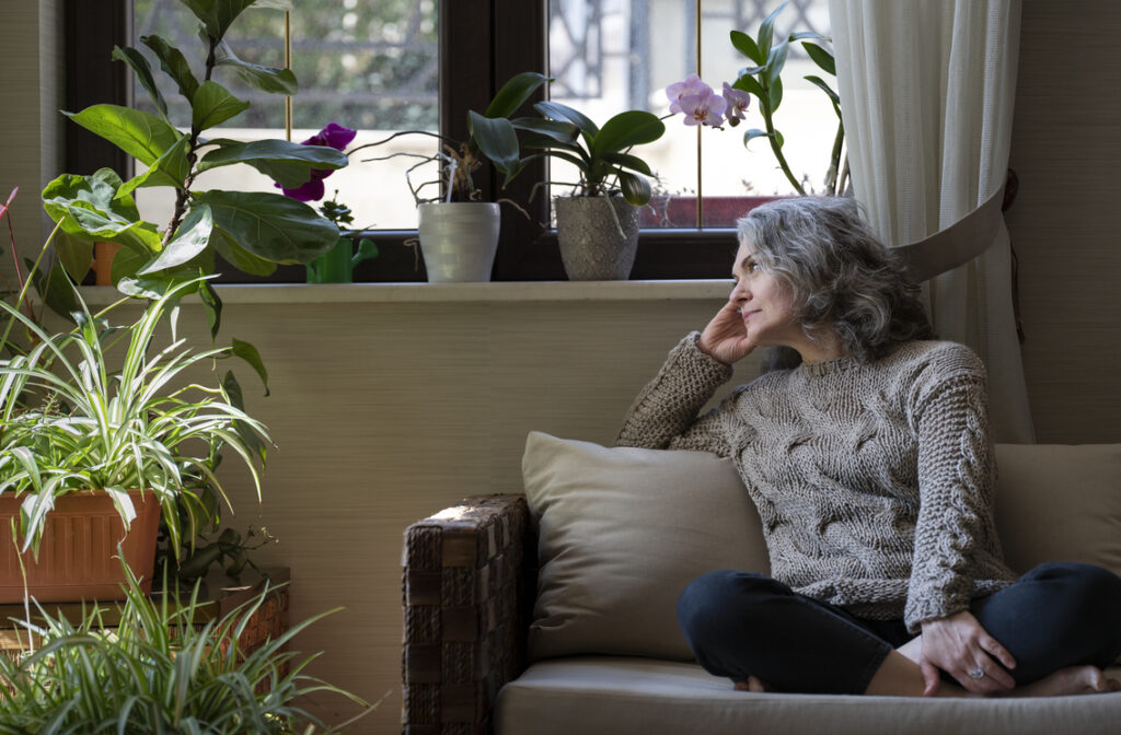 Mujer con depresion